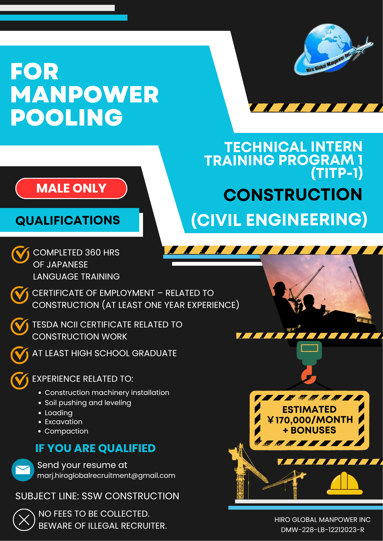 CONSTRUCTION (EXCAVATING)