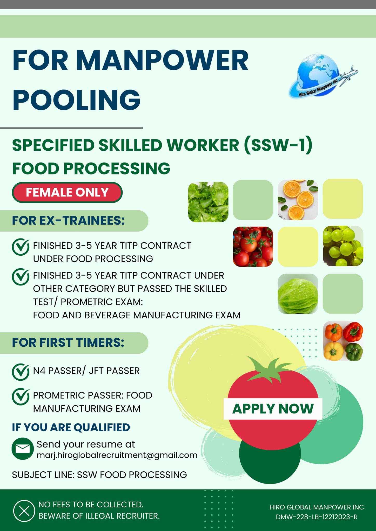 FOOD AND BEVERAGE MANUFACTURING